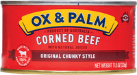 ox & palm BRAND 18040 OX & PALM CORNED BEEF (S)