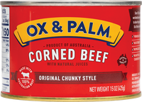ox & palm BRAND 18041 OX & PALM CORNED BEEF (L)