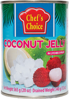 chef choice BRAND 32555 COCONUT JELLY IN LYCHEE SYRUP