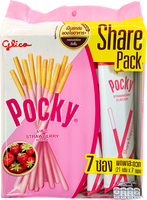 pocky BRAND 36126 POCKY STRAWBERRY (FAMILY)