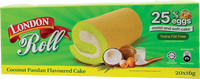 lontton wf BRAND 36536 COCNT/PANDN ROLL CAKE (20PCS)